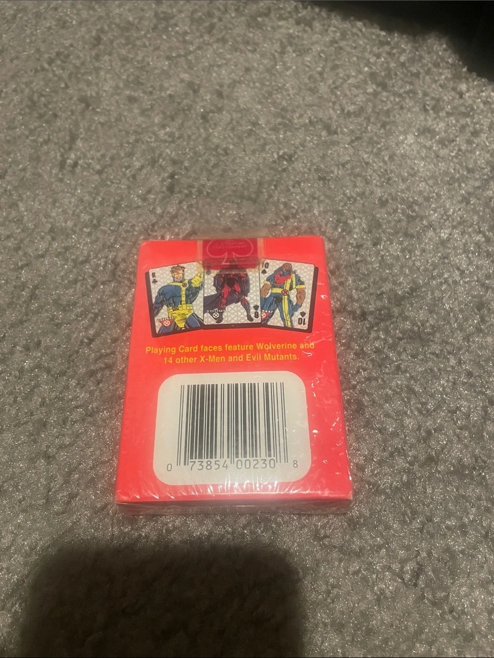 X-Men Kids Playing Cards - Red Comic Box